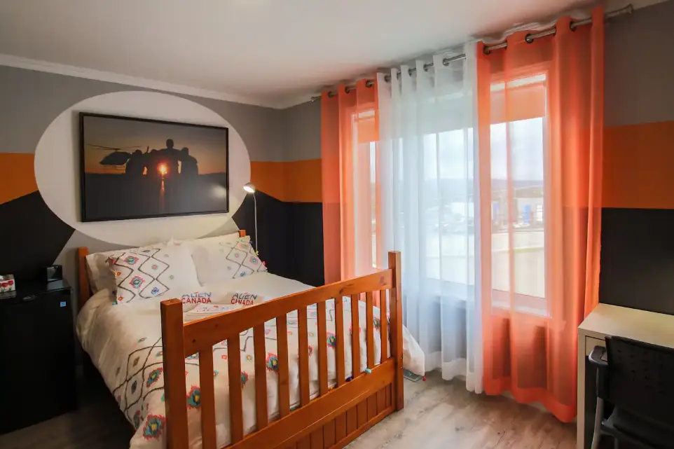 Chambre confortable du gîte